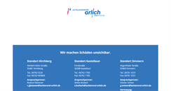 Desktop Screenshot of lackiererei-orlich.de
